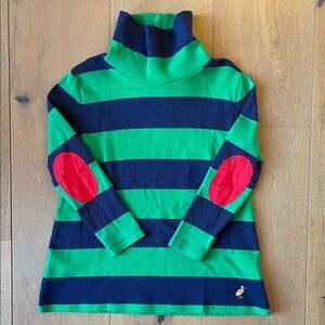 The Beaufort Bonnet Company Tenley Tunic in Nantucket Navy/Kiawah Kelly stripes